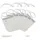 my Hamam Peeling Handschuh Kese Kelebek 12 Stk. dünn, schwarzer Rand,