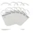 my Hamam Peeling Handschuh Kese Kelebek 12 Stk. dünn, schwarzer Rand,