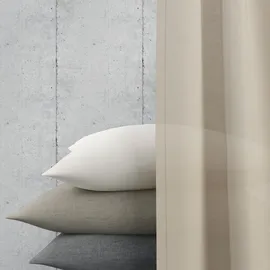 Neutex for you! Vorhang nach Maß NEUTEX FOR YOU "EVA", beige (hellbeige), B:300cm H:160cm, Obermaterial: 100% Polyester, Gardinen nach Maß, Uni-Voile mit elegantem Glanz