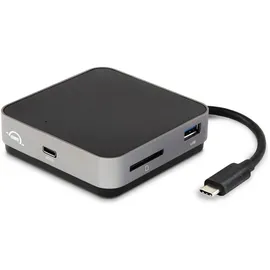 OWC USB-C Travel Dock - 5 Ports (USB-C, USB-C 100W, USB 3.2 Gen 1 3.1, Gen 1) Type-C Grau Sp