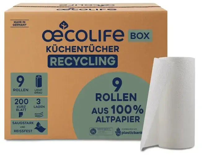 Küchentücher Box RECYCLING