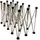 Karl Dahm Arbeitstisch Kunststoff 210 x 113 x 73 cm grau/silber