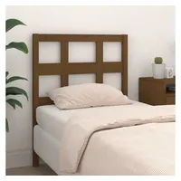 VidaXL Kopfteil Honigbraun 105,5x4x100 cm Massivholz Kiefer - Braun