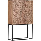 GUTMANN FACTORY Highboard, Vitrine, Breite 90 cm natur/natur, , 57033419-0 B/H/T: 90 cm x 150 cm, x 38 cm