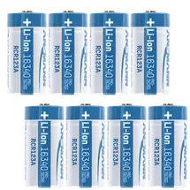 AccuCell wiederaufladbare Akkus 3,7 Volt 850mAh 8 St.