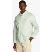 Tommy Hilfiger Flex Solid Regular Fit Langarmhemd Opal Green