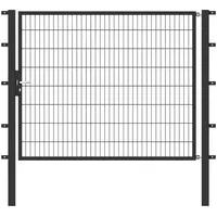 GAH Alberts Gartentor 200 x 160 cm Grau/Stahl