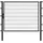 GAH Alberts Gartentor 200 x 160 cm Grau/Stahl