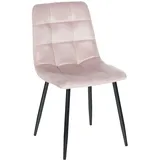 CLP 4er Set Esszimmerstühle Antibes pink