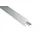 KOVALEX Alu-Seitenabschluss Leiste 250 x 5,9 x 4,5 cm silber