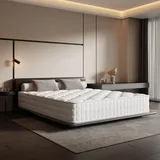 Aiibot Matratze 90x190 cm, orthopädische 7-Zonen Federkernmatratze 90x190 Matratzen Höhe 22cm, Federkernmatratze mit Spannbettlaken