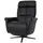 Mendler Relaxsessel HWC-L10, Design Fernsehsessel TV-Sessel Liegesessel, Liegefunktion drehbar, Voll-Leder ~
