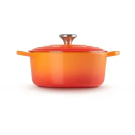 Le Creuset Signature Bräter 24 cm rund ofenrot