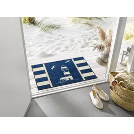 Wash+Dry Sea View 50 x 75 cm Blau