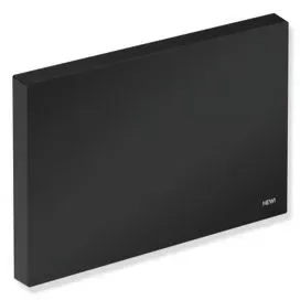 Hewi System 900 Abdeckung 900.51.00260CV Platte pulverbeschichtet weiß tiefmatt, Rahmen schwarz, für Montageplatte