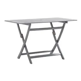 vidaXL Gartentisch 120 x 70 x 75 cm grau klappbar