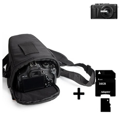 K-S-Trade Kameratasche für Olympus PEN E-PL10, Schultertasche Colt Kameratasche Systemkameras DSLR DSLM SLR schwarz