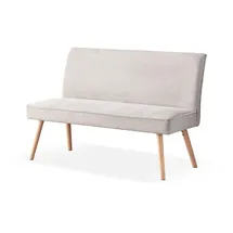 B&D home Sitzbank Paul Grau 120 x 90 x 63 cm