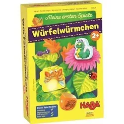 HABA 303639 Meine ersten Spiele – Würfelwürmchen