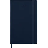 Moleskine 12 Monate Tageskalender 2026, Large/A5, 1 Tag = 1 Seite, Fester Einband, Saphir