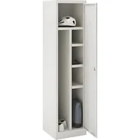 BISLEY Garderobenschrank Metall 450x1800x450mm Lichtgrau