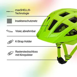 KED Kailu 49-53 cm Kinder green matt