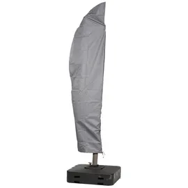 mehr Garten Abdeckung für Ampelschirm grau Kunststoff 265 x 40/70/50 cm