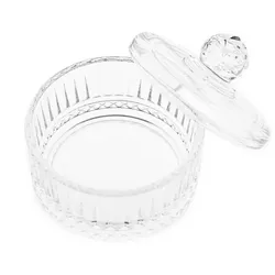 Almina Elisa Glasschalen-Set 6-Teilig Transparent mit Riffle Design 300 ml