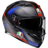 AGV K3 Striga Matt Black/Blue/Red M