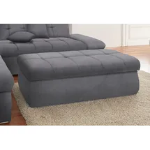 DOMO collection Hocker NMoric mit Stauraumfach 136 x 43 x 64 cm Grau