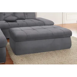 DOMO collection Hocker NMoric mit Stauraumfach 136 x 43 x 64 cm Grau