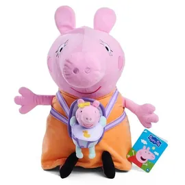 Simba Peppa Wutz Mama mit Evie 33 cm Rosa