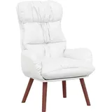 vidaXL Sessel 69 x 74 x 93 cm Weiß 1 St.