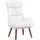 vidaXL Sessel 69 x 74 x 93 cm Weiß 1 St.