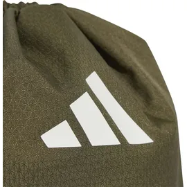 adidas Unisex ADIDAS TRAINING GYMSACK, Olive Strata/White, One Size