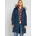 Winterparka mit Fellimitat-Kapuze blau Gr 40 Trendiger Winterparka mit Fellkragen 100 Baumwolle