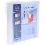 Exacompta Kreacover Ringbuch 2-Ringe weiß 3,8 cm DIN A4