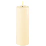 Deluxe Homeart Stumpenkerze LED creme, Ø5 x 15cm