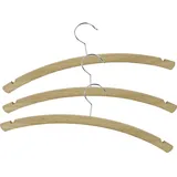 BÜRSTENMANN 7x Bürstenmann, Kleiderbügel, Kleiderbügel FSC m.Kerbe 3er (3 x)
