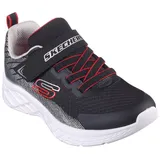 SKECHERS Sneaker »MICROSPEC II«, Freizeitschuh mit Klettverschluss, Größenschablone zum Download, Gr. 32, schwarz kombiniert, , 25985168-32