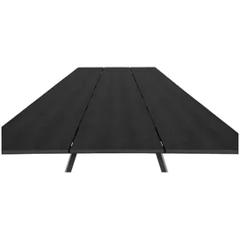 VCM Toronto Gartentisch 220 x 100 x 74 cm Schwarz