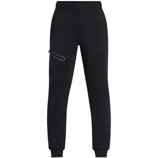 Under Armour Unstoppable Fleece Jogginghose Jungen 001 black/black XL 160-170 cm