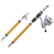 Mitchell Neuron Surf Combo 390-T 80-150 - 7000, White/Silver/Orange