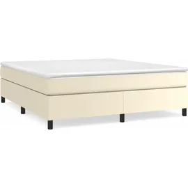 vidaXL Boxspringbett 180 x 200 cm Creme