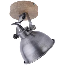 just light. Just Light Samia 1 E14 braun/silber Holz Metall