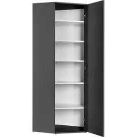 Procontour Mehrzweckschrank Eckschrank Clara 64 x 167 x 64 cm Grau