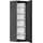 Procontour Mehrzweckschrank Eckschrank Clara 64 x 167 x 64 cm Grau