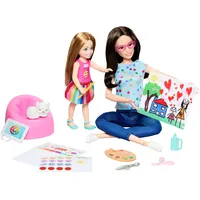 Barbie Kunsttherapeutin Puppe - Rollenspielset mit interaktiven Funktionen und