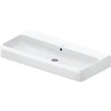 Duravit Qatego Waschtisch, 1000x470mm, mit Überlauf, Unterseite glasiert, 2382100060, Farbe: ohne Hahnloch,