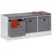 Relaxdays Polsterbank Mehrfarbig 102 x 46 x 32 cm